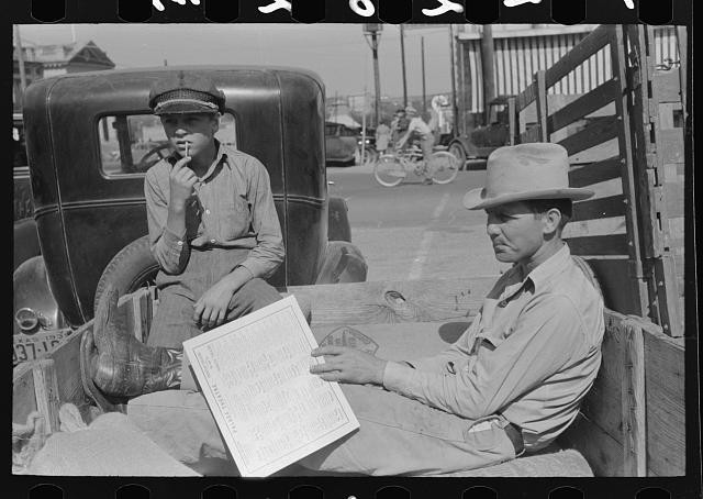 Farmer's Market,Weatherford,Texas,TX,Farm Security Administration,FSA,1939,2
