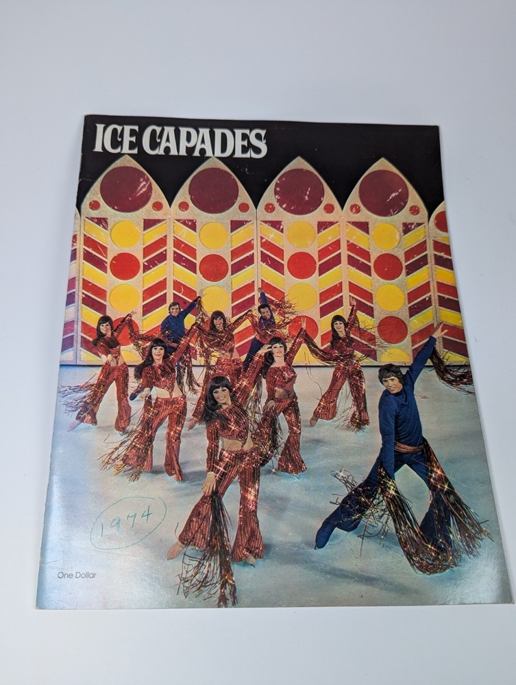 Ice Capades Skating Program McDonalds Ad Origins 35th Anniversary VTG 1974