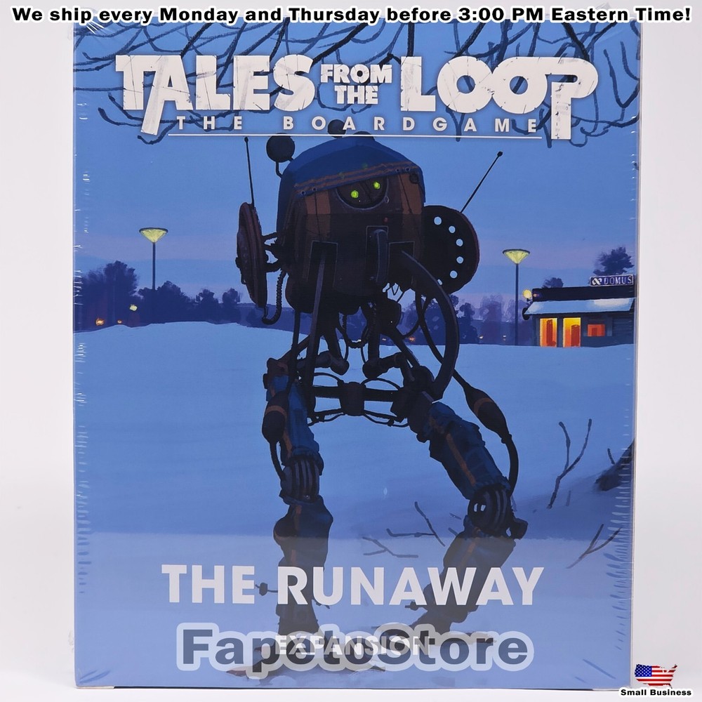Free League Tales from The Loop Board Game - The Runaway Scenario Pack