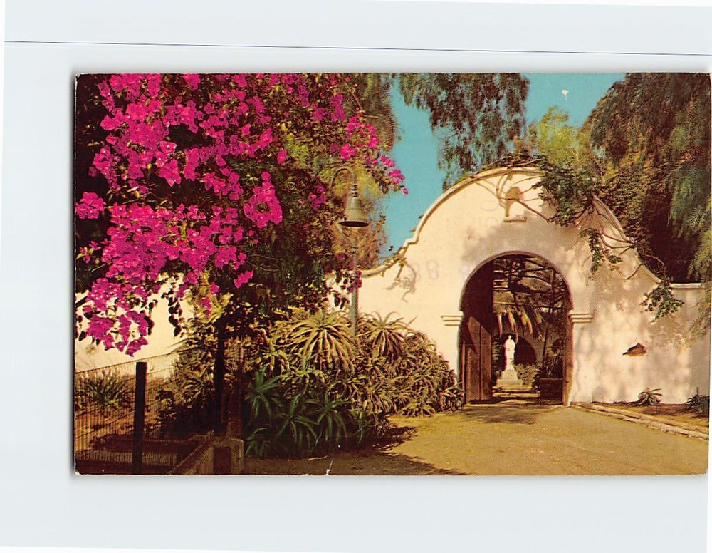Postcard Mission San Diego De Alcala California USA