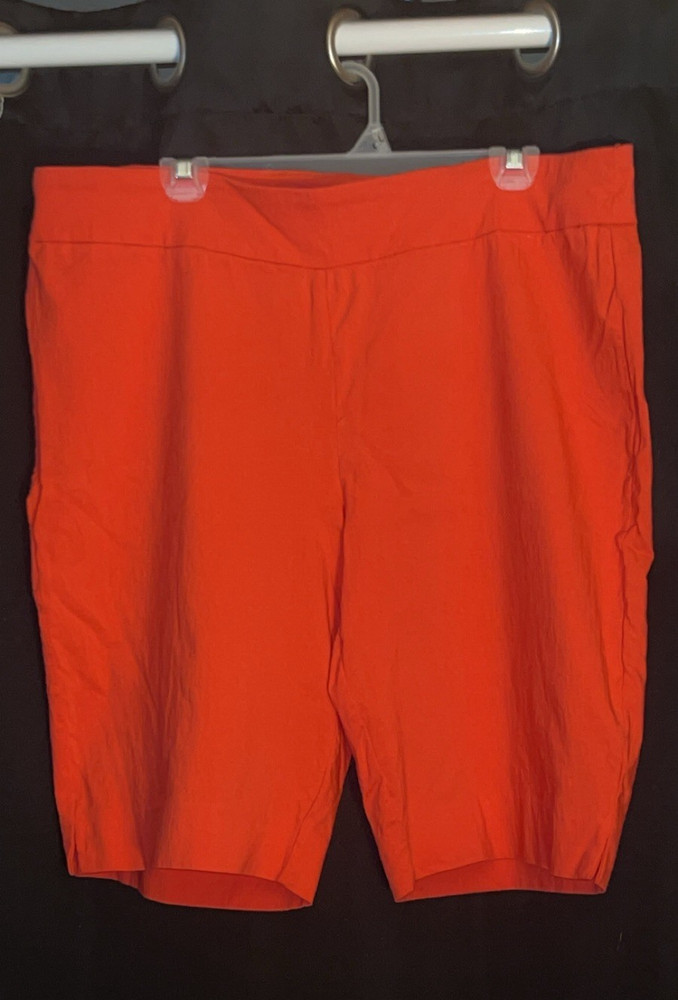 Zac & Rachel Bermuda shorts women's coral 18W