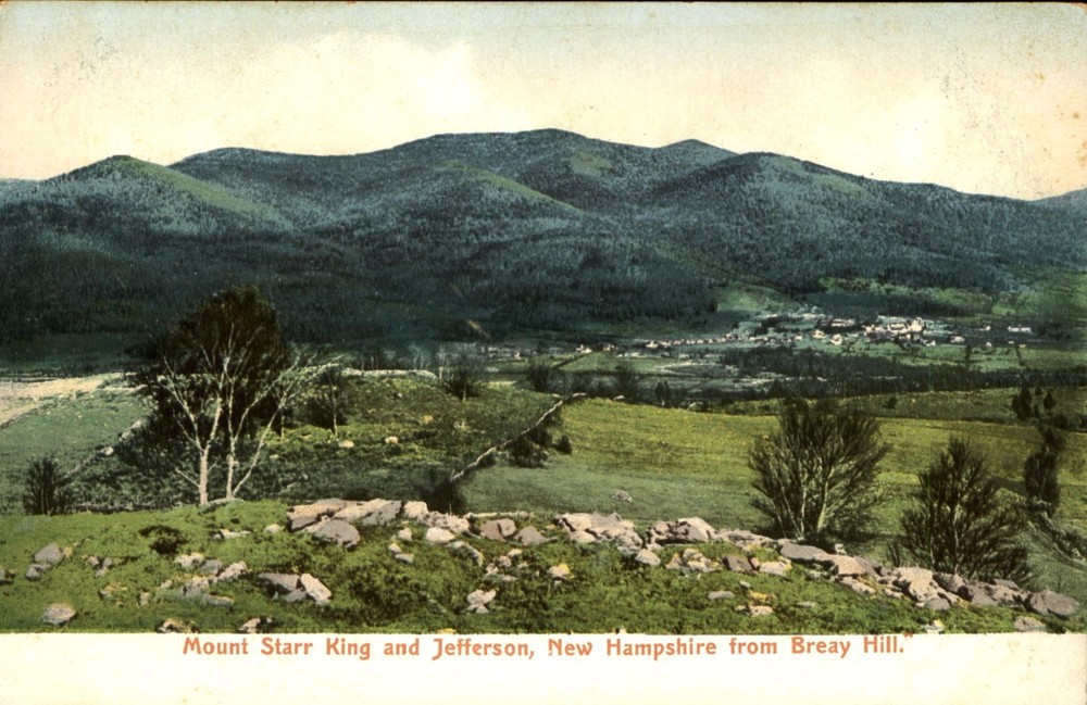 Mount Starr King and Jefferson from Bray Hill New Hampshire NH~UDB c1905