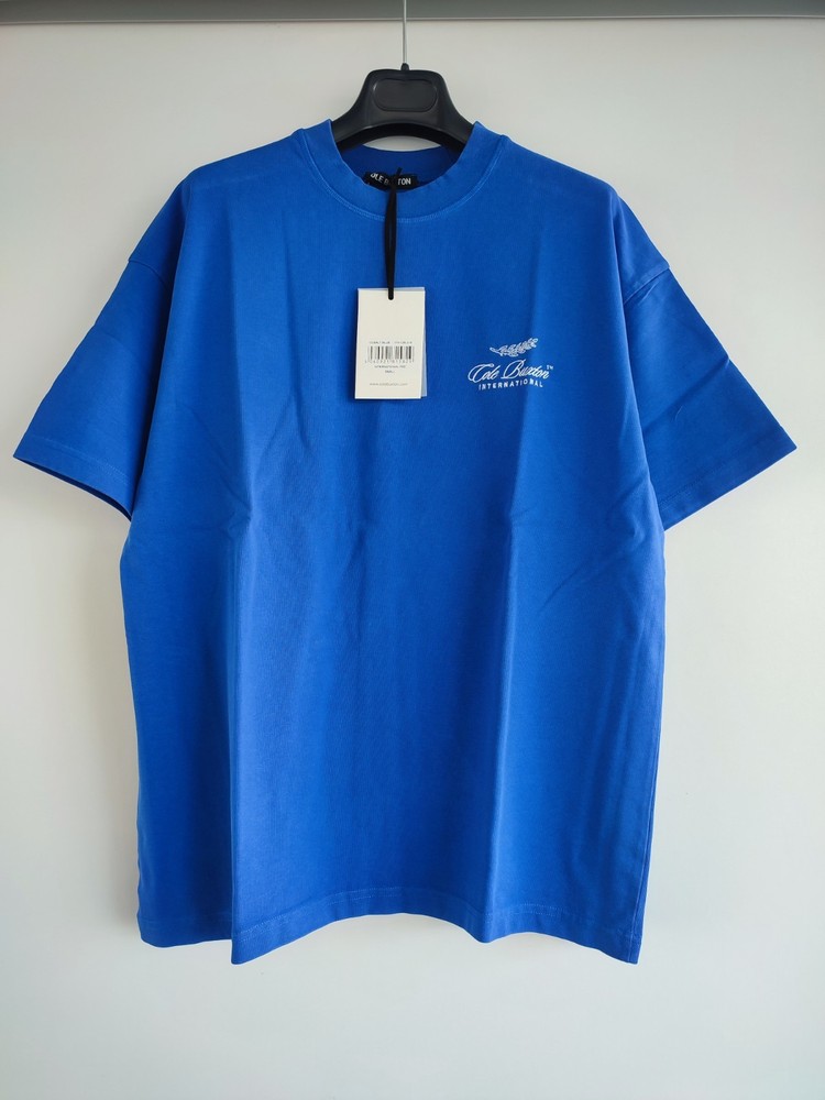International T-shirt Men Cole Buxton S Cobalt Blue
