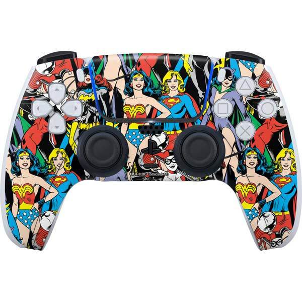 DC Comics Bombshells PS5 Controller Skin - DC Bombshells All Over Print