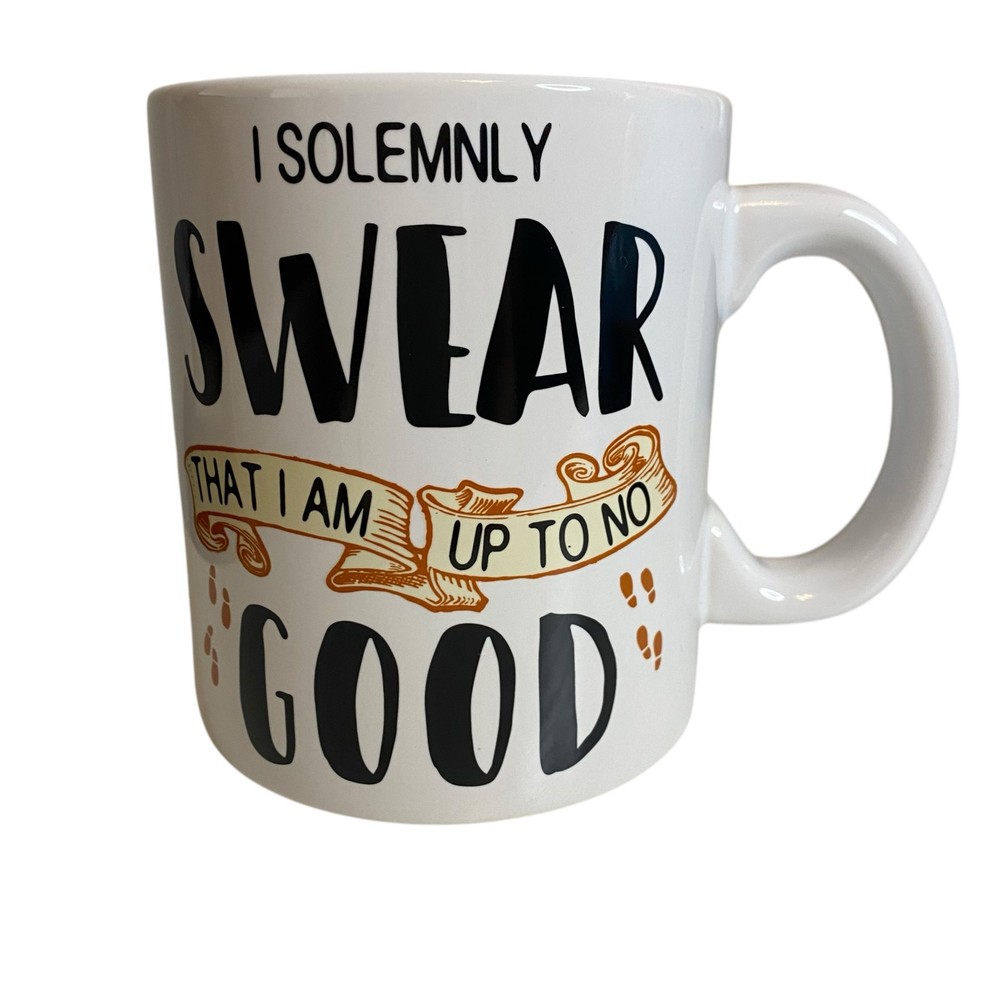 Harry Potter Marauders Map Quote 20oz Ceramic Coffee Mug I Solemnly Swear