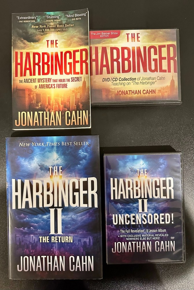 The Harbinger Book and DVD/CD Collection of Jonathan Cahn Teaching