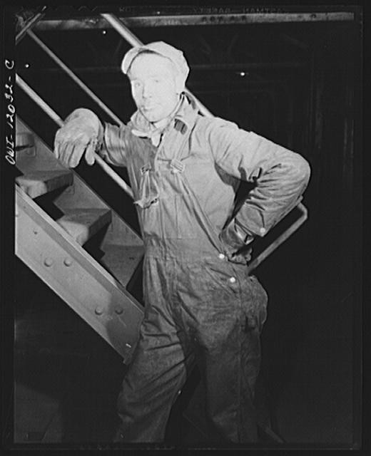 Photo:Pittsburgh Pennsylvania 1940s Coal Miner Montour No 4 Mine Portrait