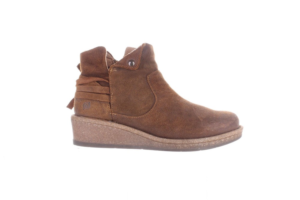 Born Womens Varas Brown Ankle Boots Size 8 (7790618)