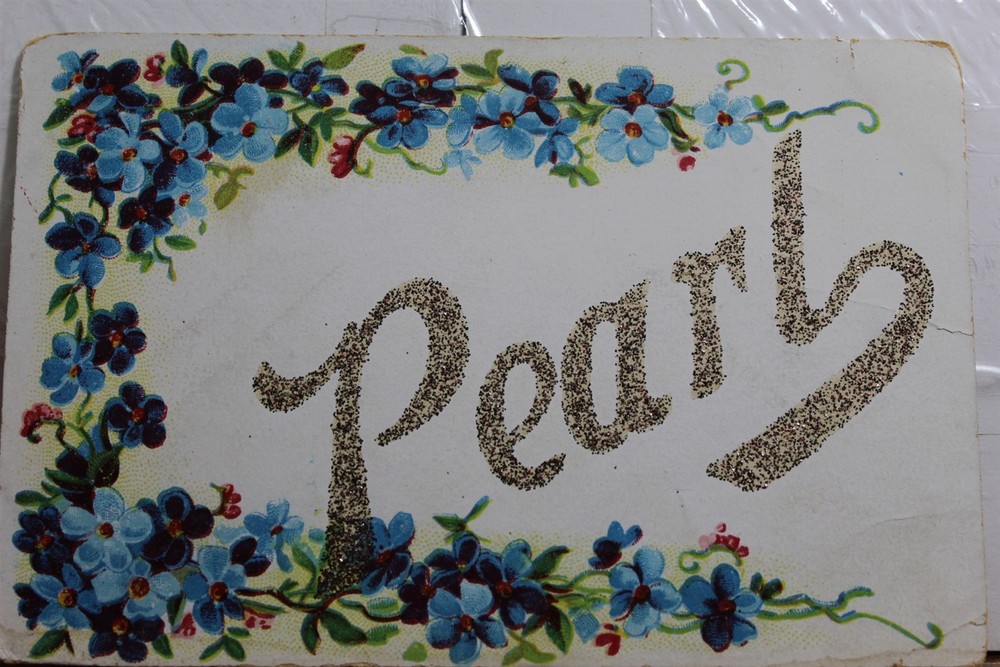 Greetings Pearl Postcard Old Vintage Card View Standard Souvenir Postal Post PC