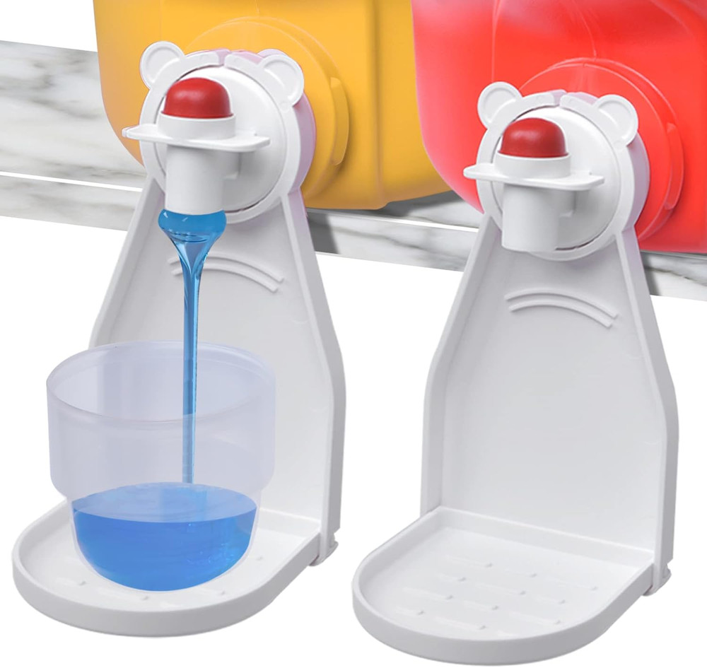 Laundry Detergent Cup Holder [2 Pack] Detergent Drip Catcher for Laundry Room Or