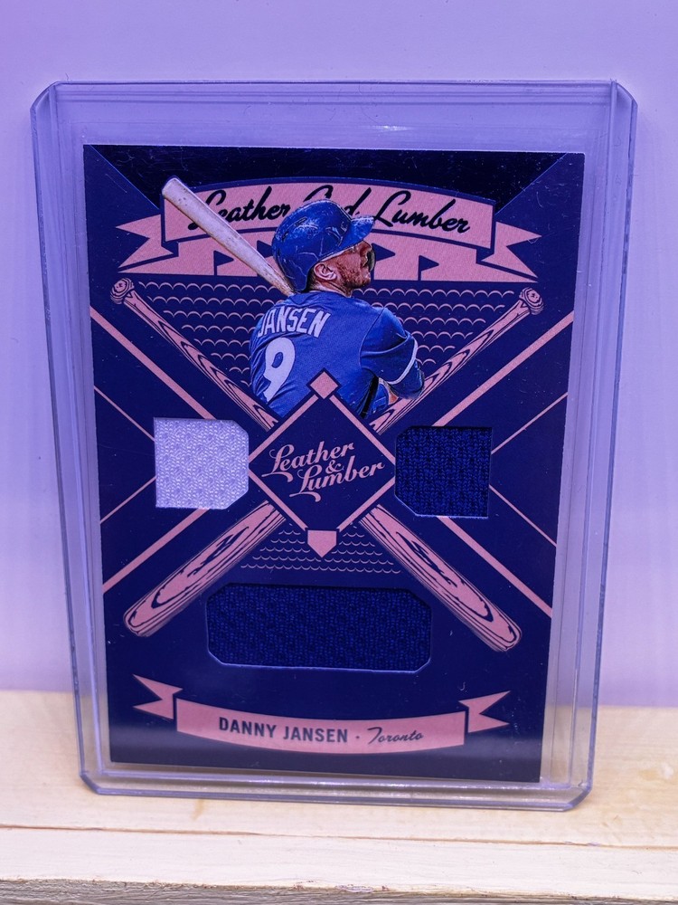 2019 Panini Leather & Lumber Triple Memorabilia Relics Danny Jansen