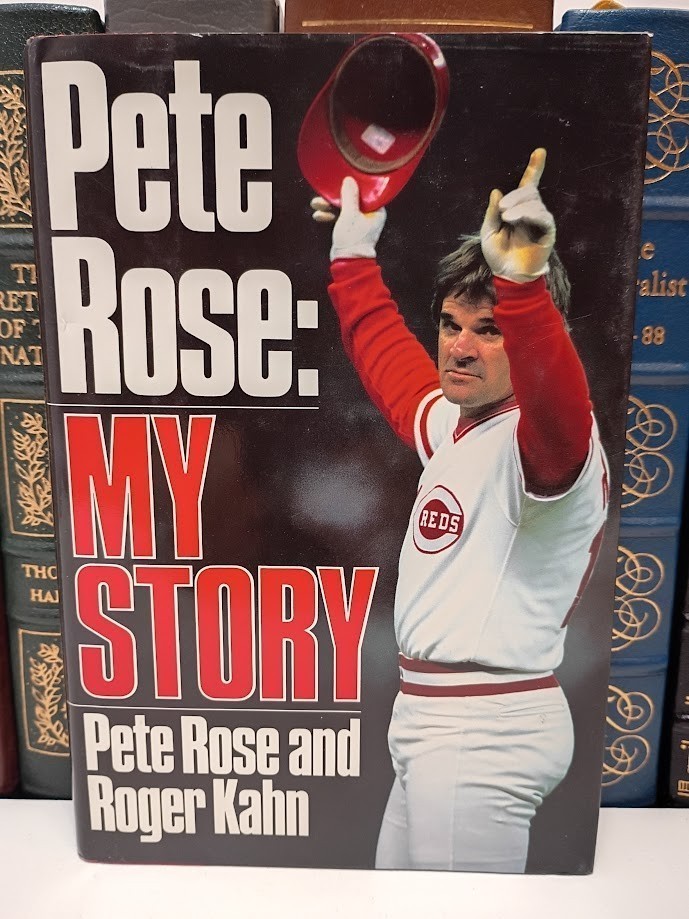 Pete Rose My Story Autobiography Roger Kahn 1989 First Edition 1st Printing VG+