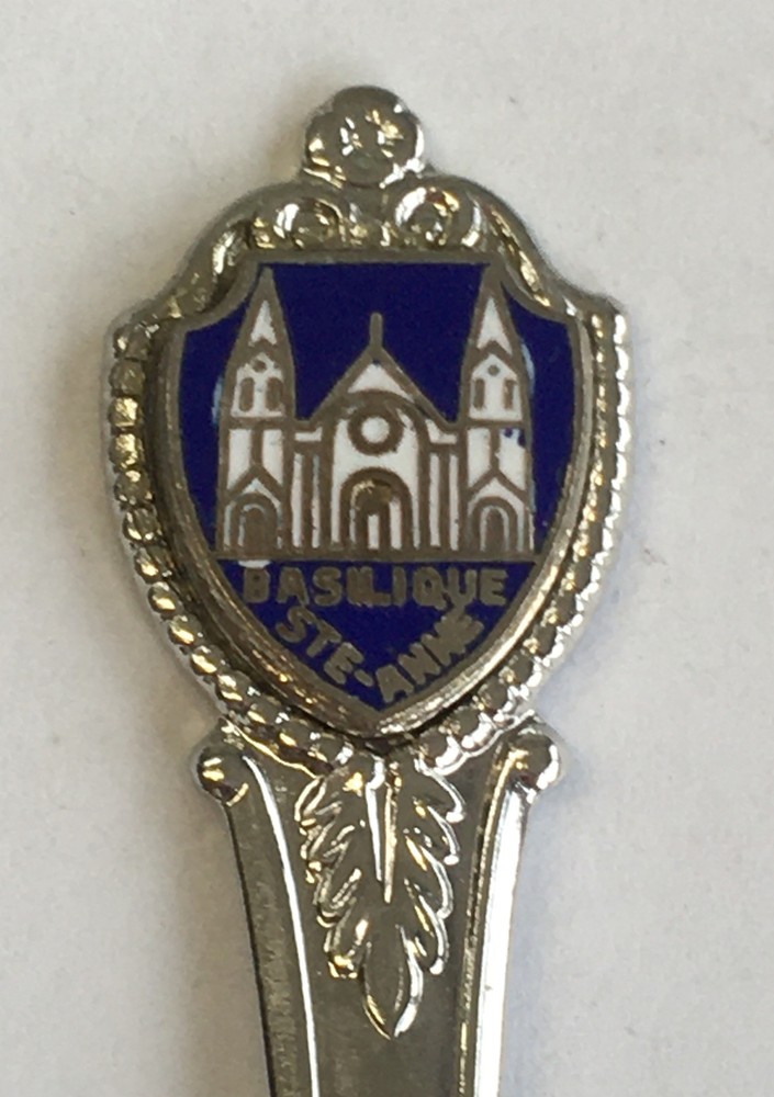 Vintage Souvenir Spoon Collectible Basilique Ste. Anne Canada