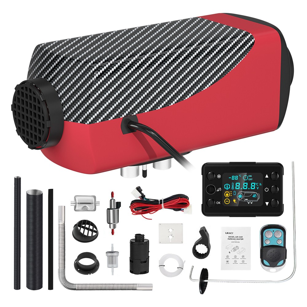 Diesel Air Heater 5KW-8KW 12V/24V LCD Remote Control Car RV Truck Boat Trailer