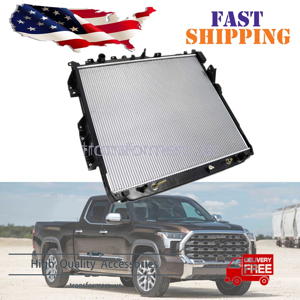 Fits for 2022-2024 Toyota Tundra Sequoia 3.4L V6 16400F4010 Cooling Radiator