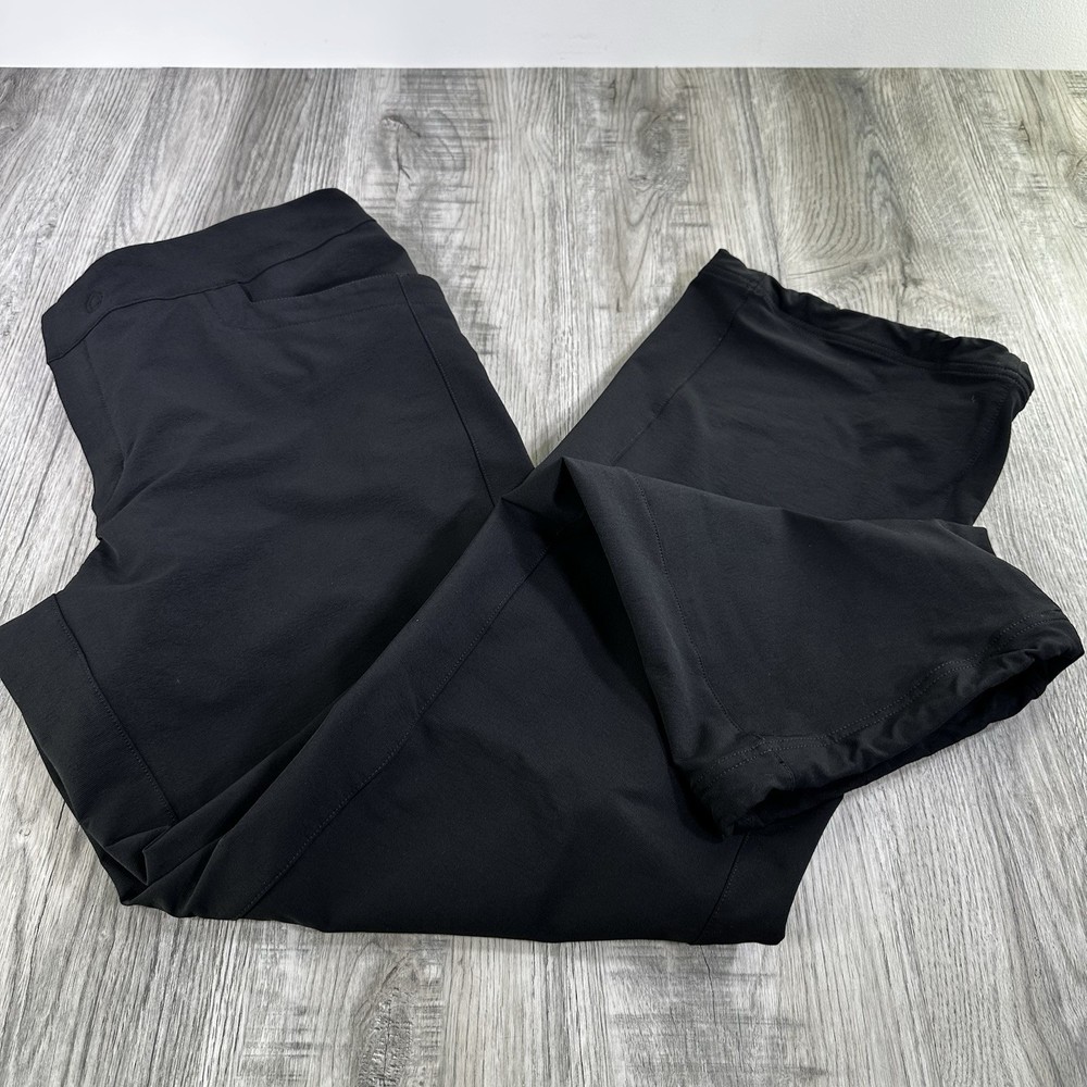 Mountain Hardwear Dynama Ankle Pants Women's 16 Black Stretch Hiking Camping