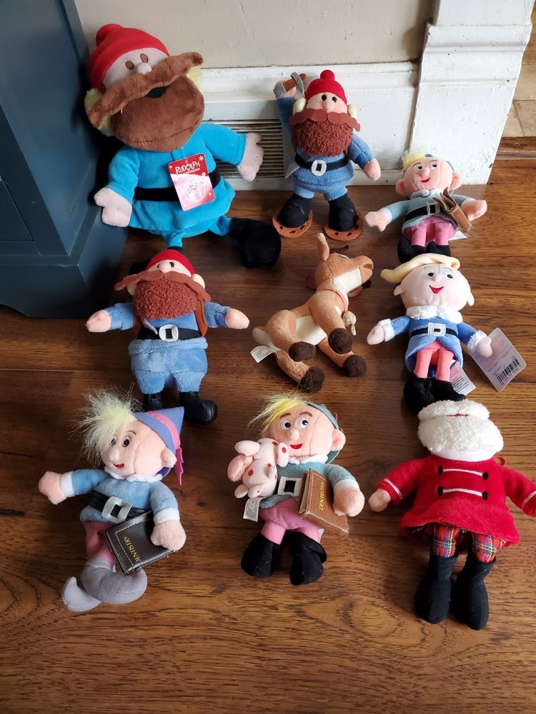 Vintage Rudolph The Red Nosed Reindeer Island of Misfit Toy Lot Of  Stuffins