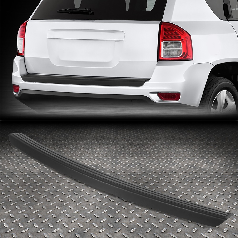 For 11-17 Jeep Compass Patriot Factory Style Rear Bumper Step Pad Molding Trim
