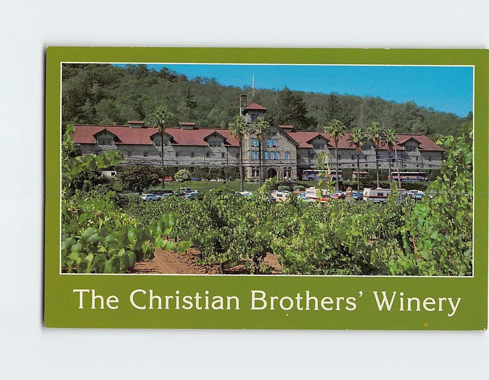 Postcard The Christian Brothers' Winery Napa Valley California USA