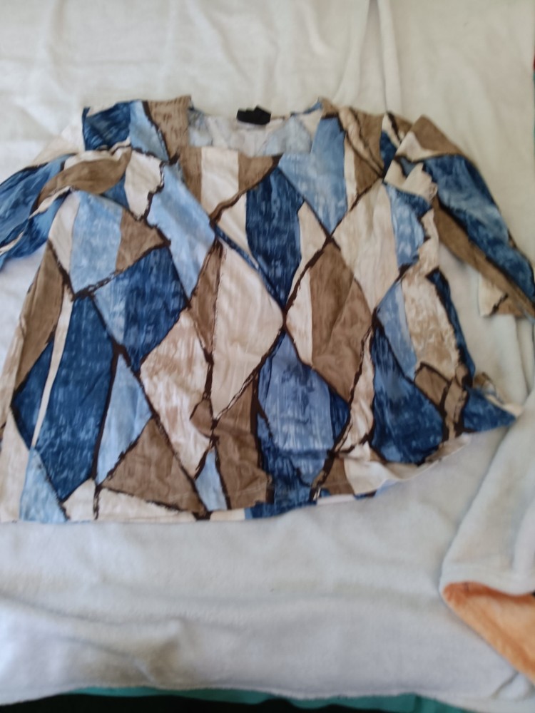 Alfred Dunner Print  Blouse