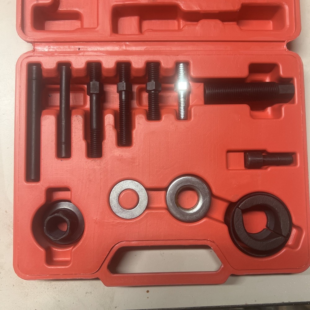 Pulley Puller and Installer Power Steering Pump Remover Alternator - 13 PCS Kit