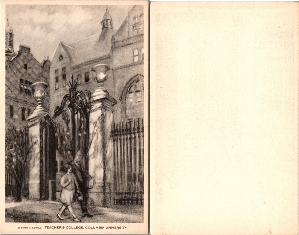 Teachers College Columbia University New York Postcard