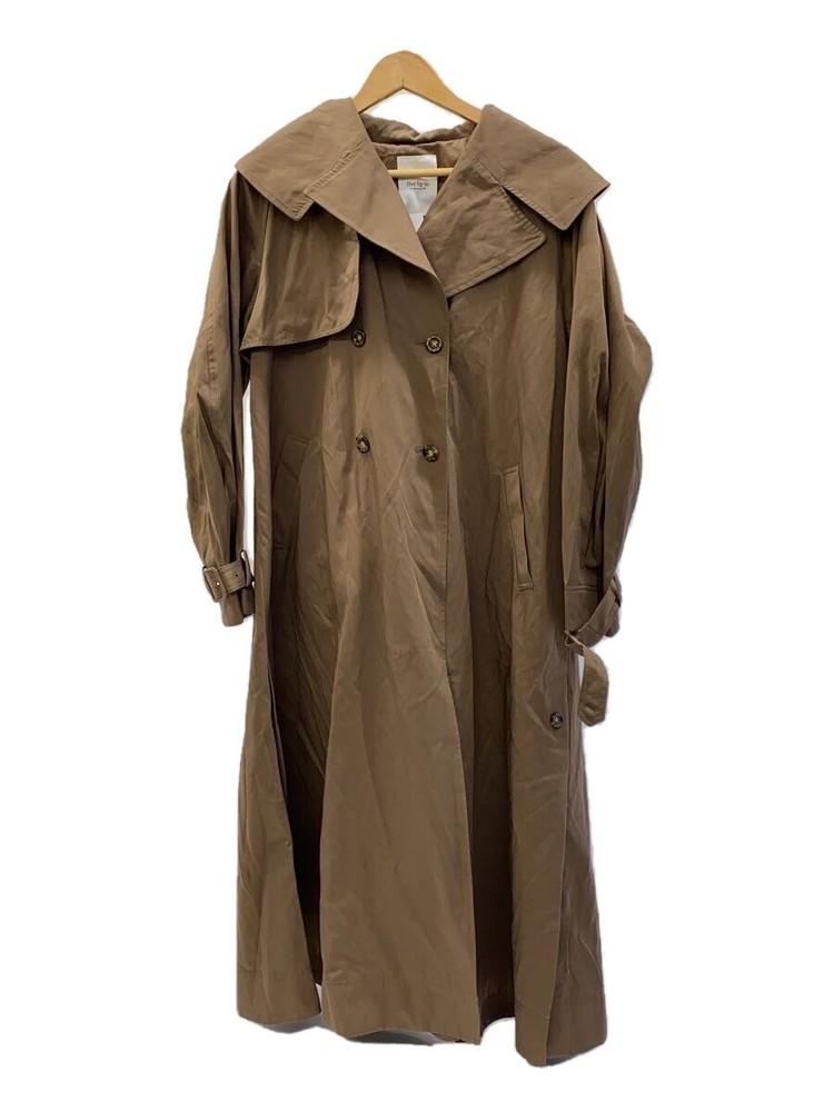 Her Lip To Trench Coat/M/Cotton/Brw/Plain/1233307044 50301