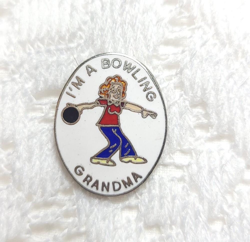 Im A Bowling Grandma Lapel Pinback