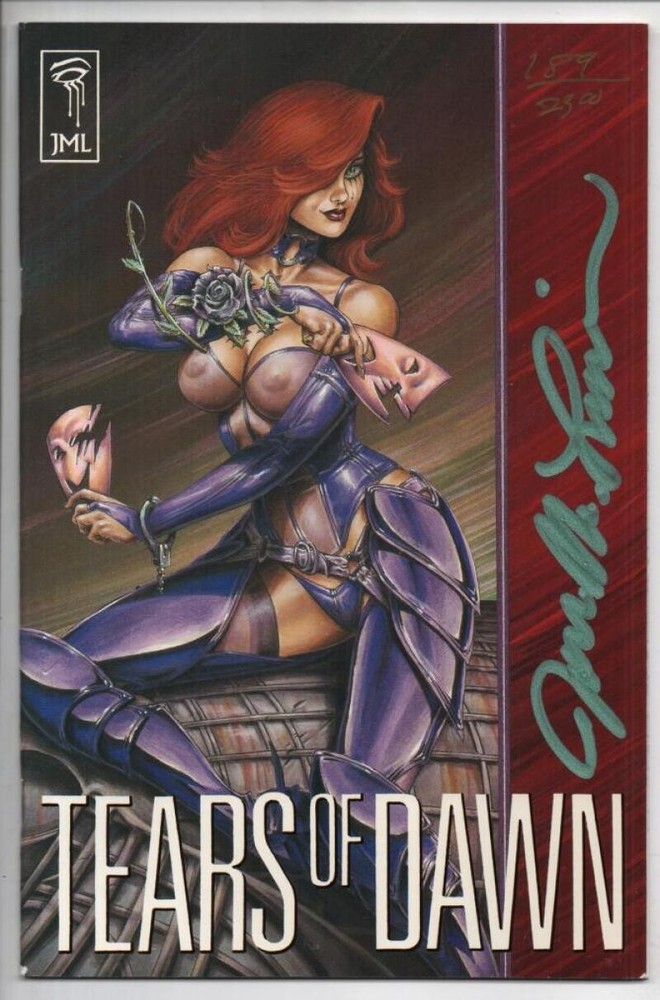 TEARS OF DAWN #1, NM-, Joseph Linsner, Signed, Numbered, Limited