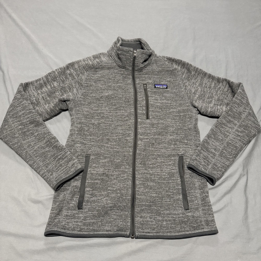 Patagonia Better Sweater Jacket Mens Medium Gray Fleece Full Zip Outdoor 25528