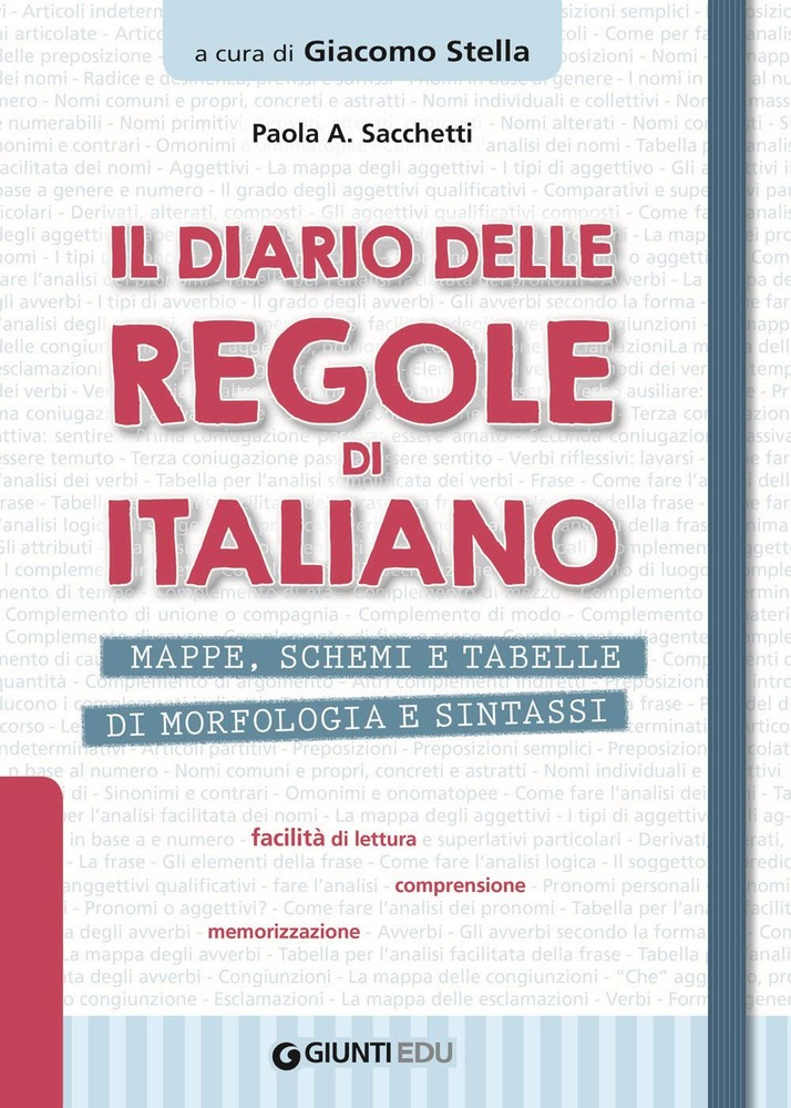 Paola Anna Sacc Il diario delle regole di italiano: Mappe, schemi e  (Paperback)Another great item from Rarewaves USA | Free delivery!