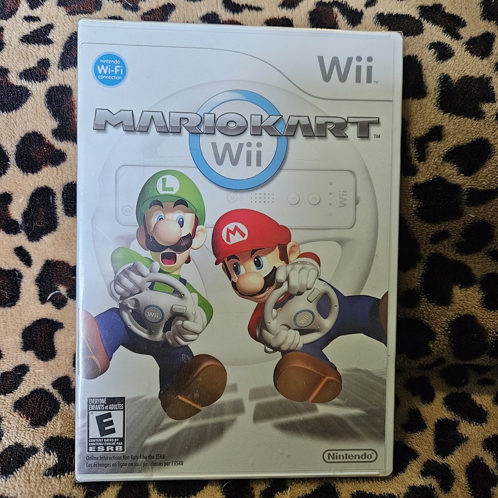 Mario Kart Wii Nintendo Wii 2008 Factory Sealed New in Shrink Wrap
