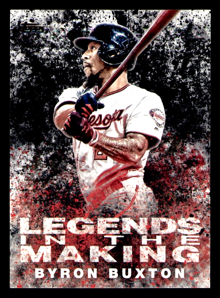 2018 Topps Byron Buxton Legends in the Making Black LITM-3 Minnesota Twins Baseball Card
