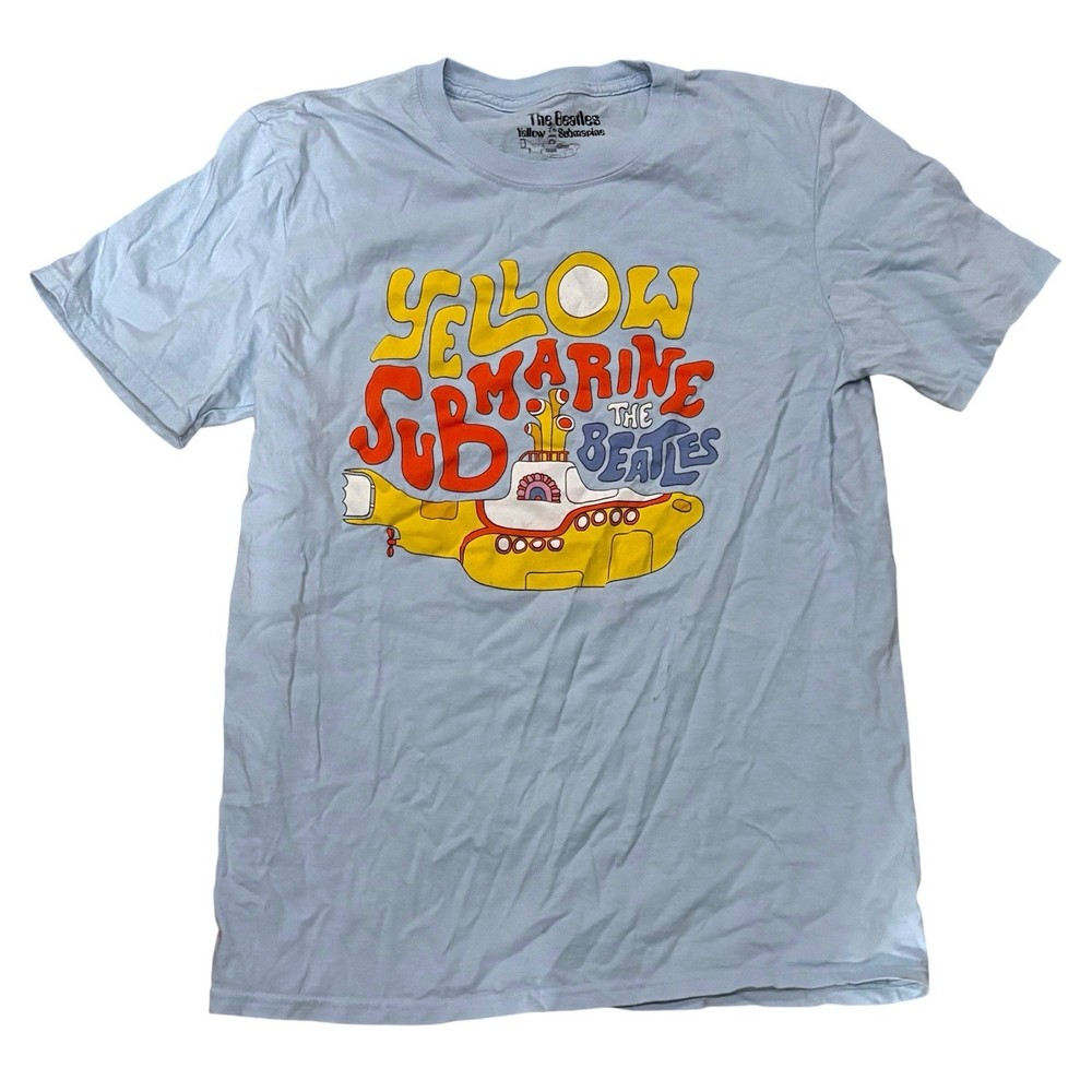 The Beatles Yellow Submarine Vintage Look Soft T-Shirt Medium Adult