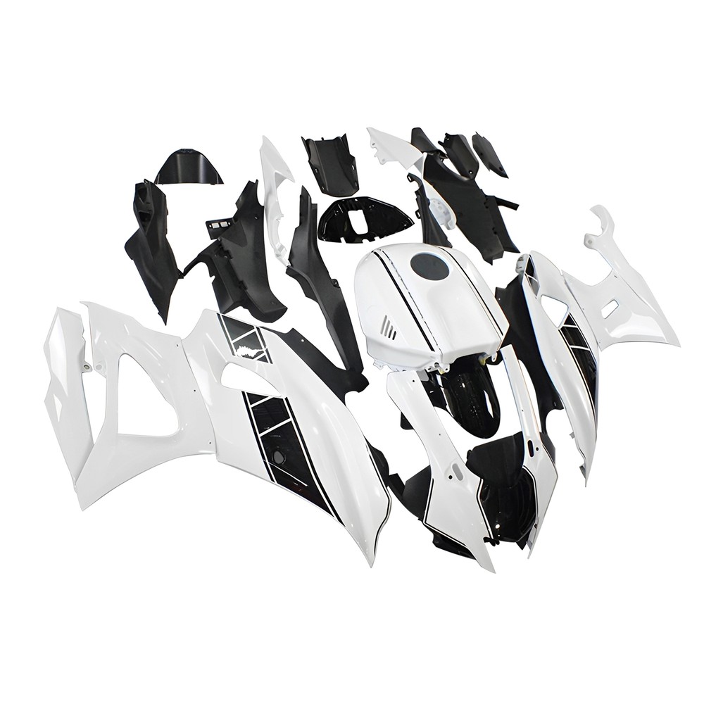 White Black Injection Plastic Fairings For 2022 2023 Yamaha YZF R7 Fairing Kit