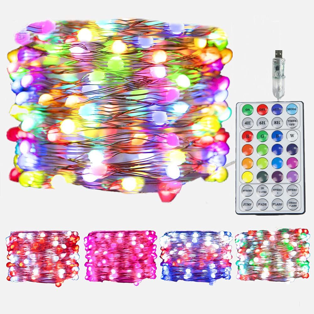 Smart Fairy Lights,Christmas String Lights,16 Color Changing,18 Lighting Mode...