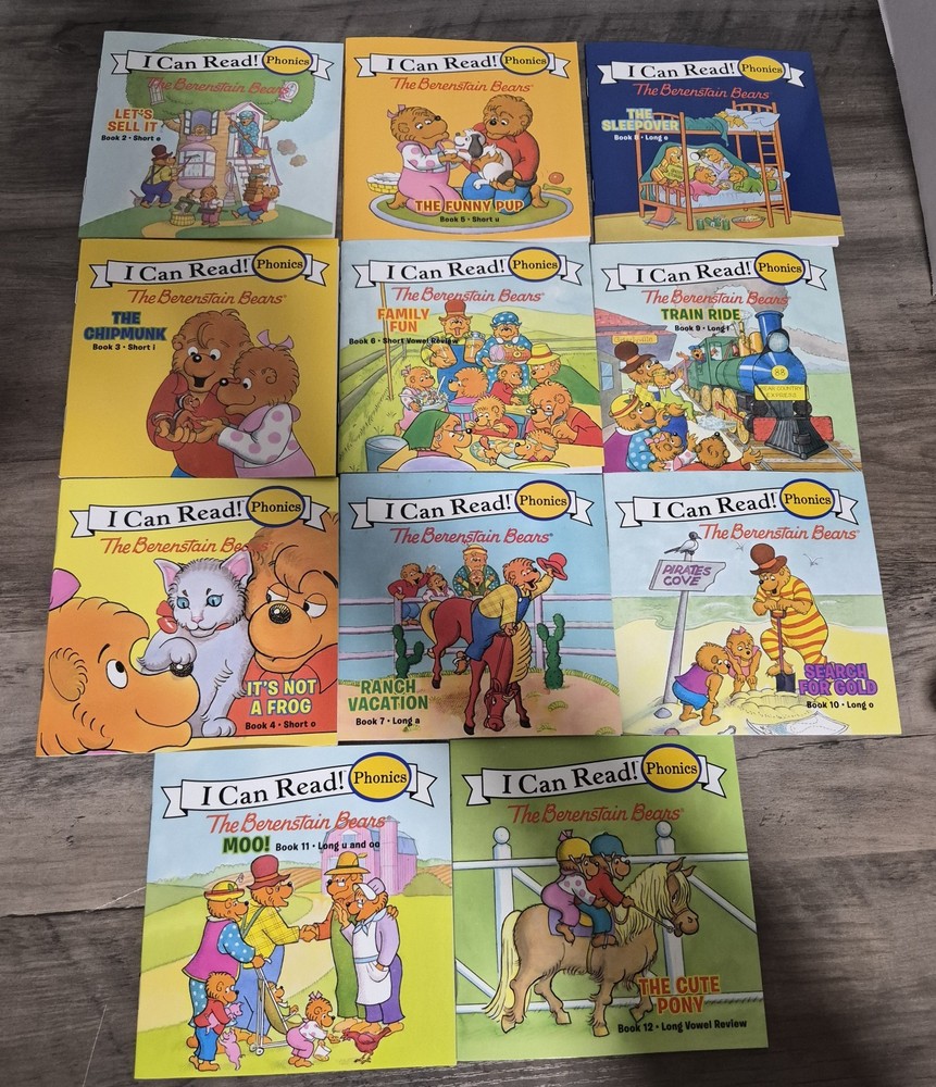 Berenstain Bears I Can Read Level 1 Reader Kindergarten 1st Grade 11 Book Lot