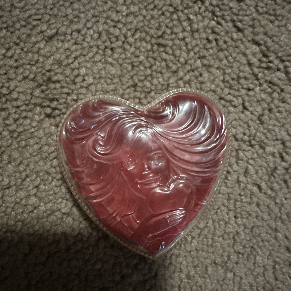 Vtg Loving You Barbie 7078 Accessory Heart Shaped Case  1983