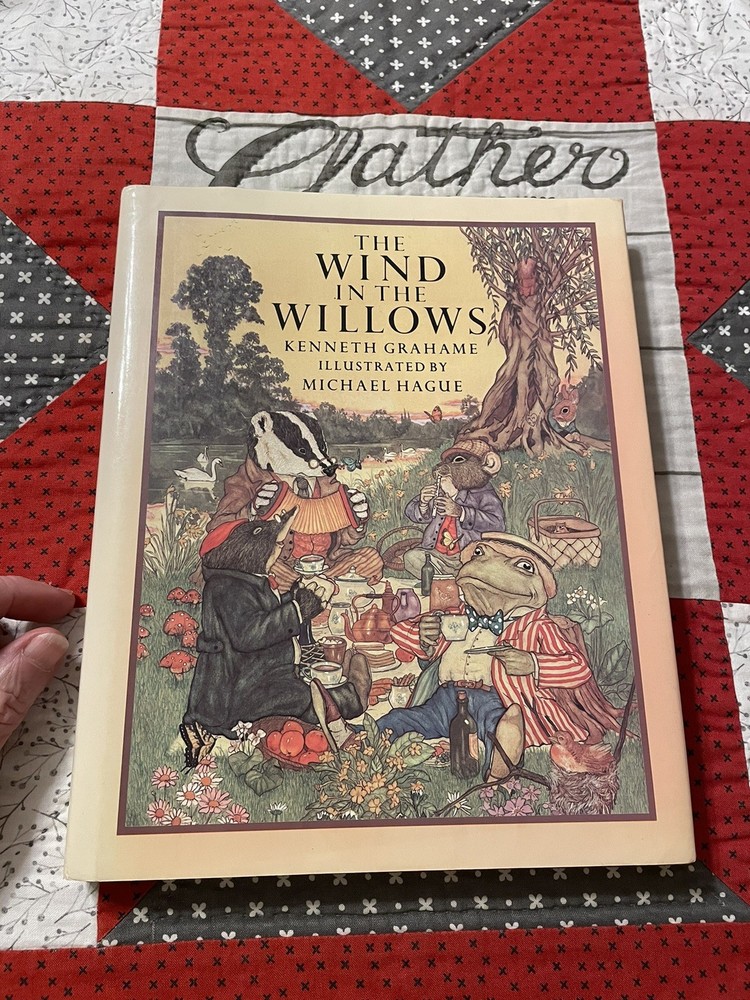 The Wind In The Willows, Kenneth Grahame, Vintage 1980 Children’s Book, HC/DJ