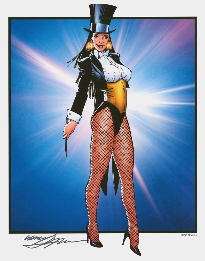 11x14 Inch SIGNED Neal Adams DC Comics JLA Super Hero Art Print ~ Zatanna