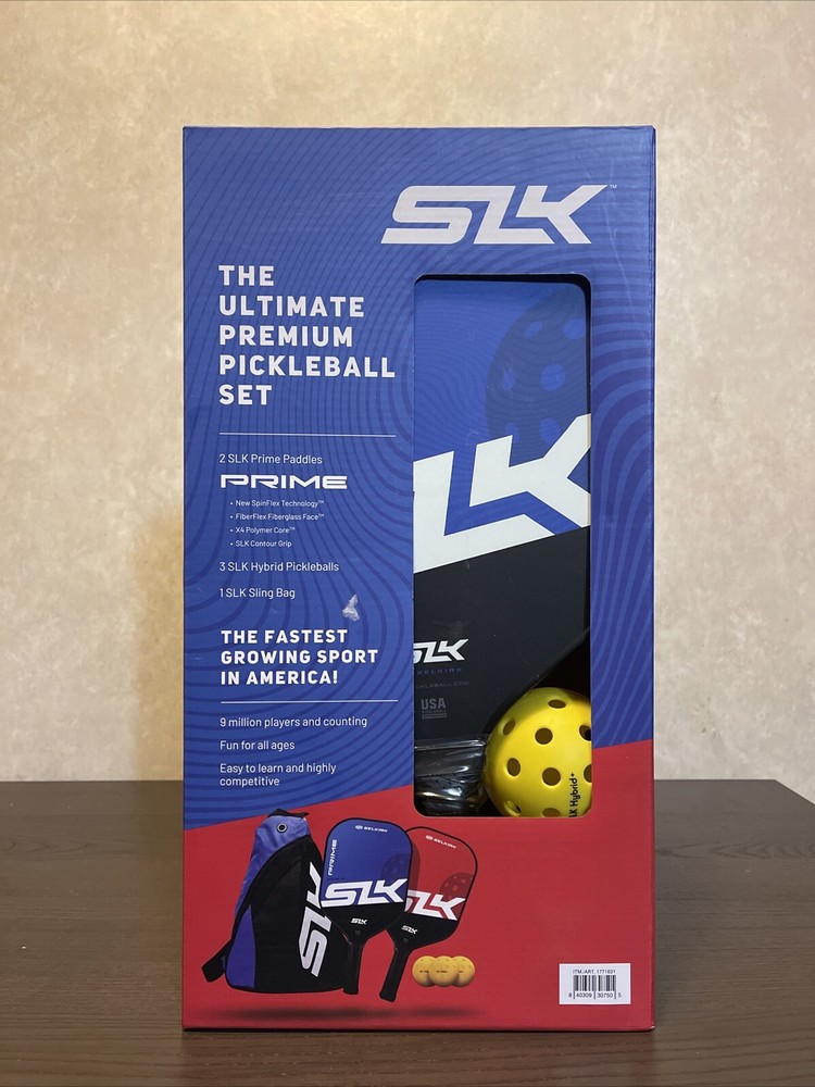 SLK The Ultimate Premium Pickleball Set Paddles Balls Storage Bag Set