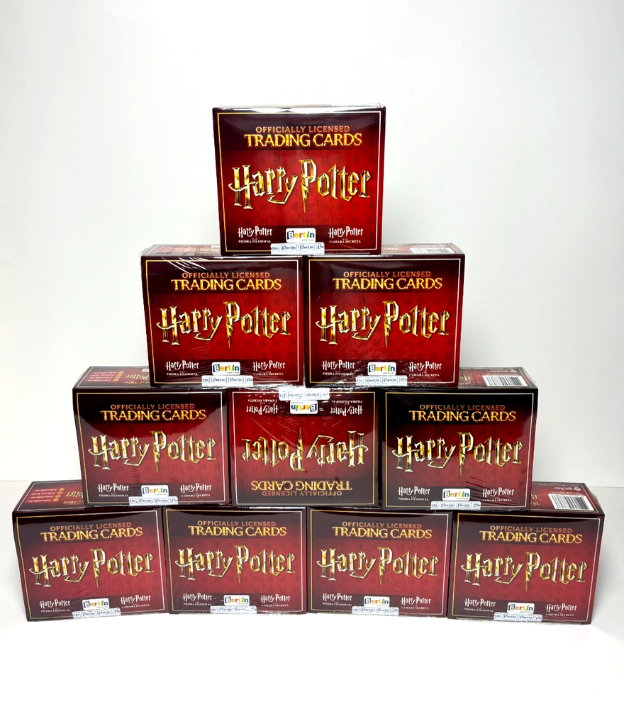 10 BOXES HARRY POTTER Berlin - 250 Sealed Packs Cards TCG Chamber Of Secrets
