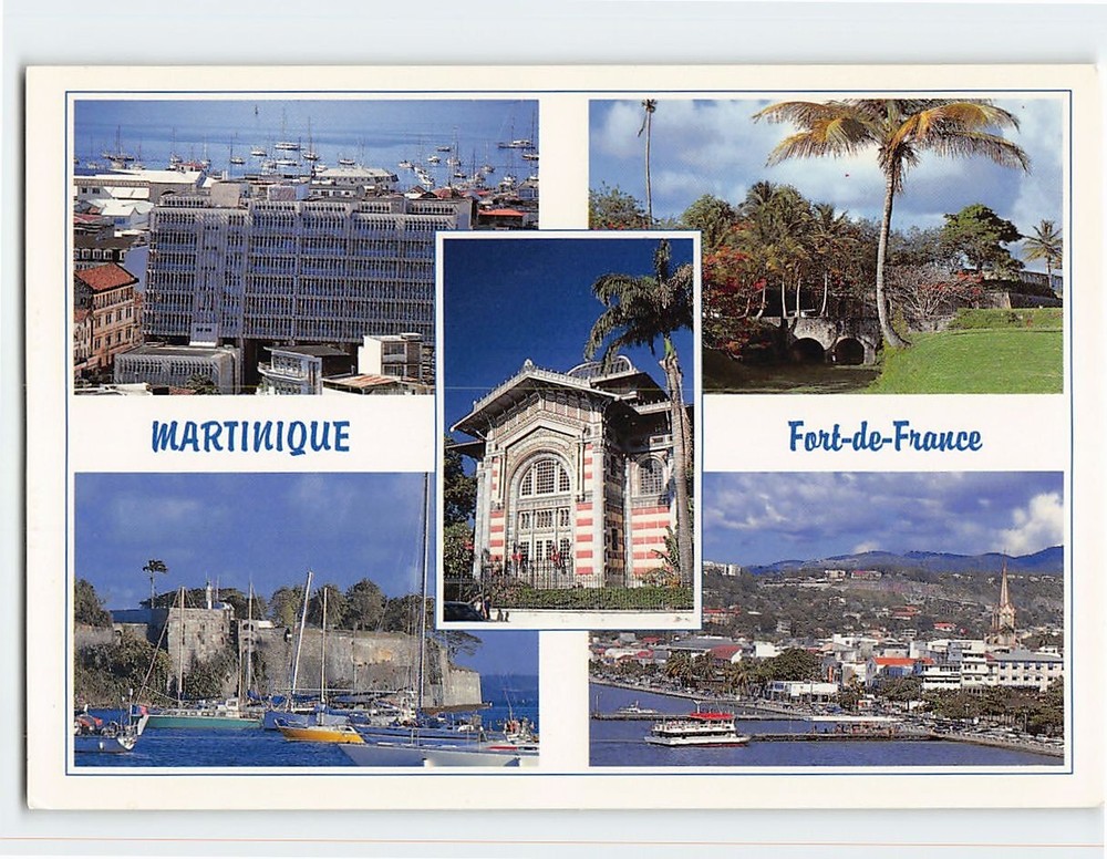 Postcard Places At Fort-de-France Martinique