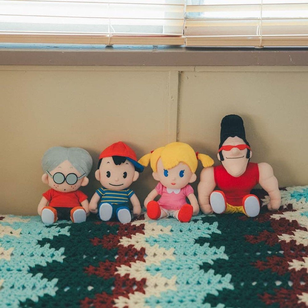 EarthBound Mother2 Four Plush Set Hobonichi Project Nintendo Japan Limited