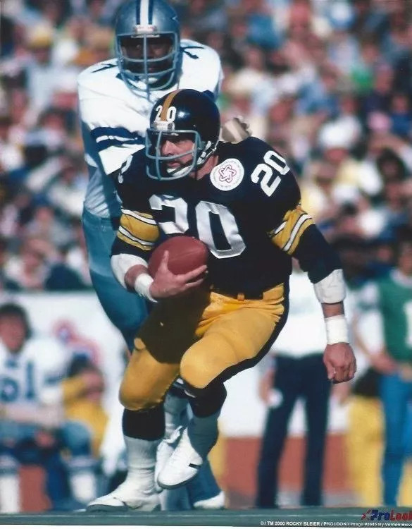 GLOSSY PHOTO PICTURE 4x6 Rocky Bleier Pittsburgh Steelers Game