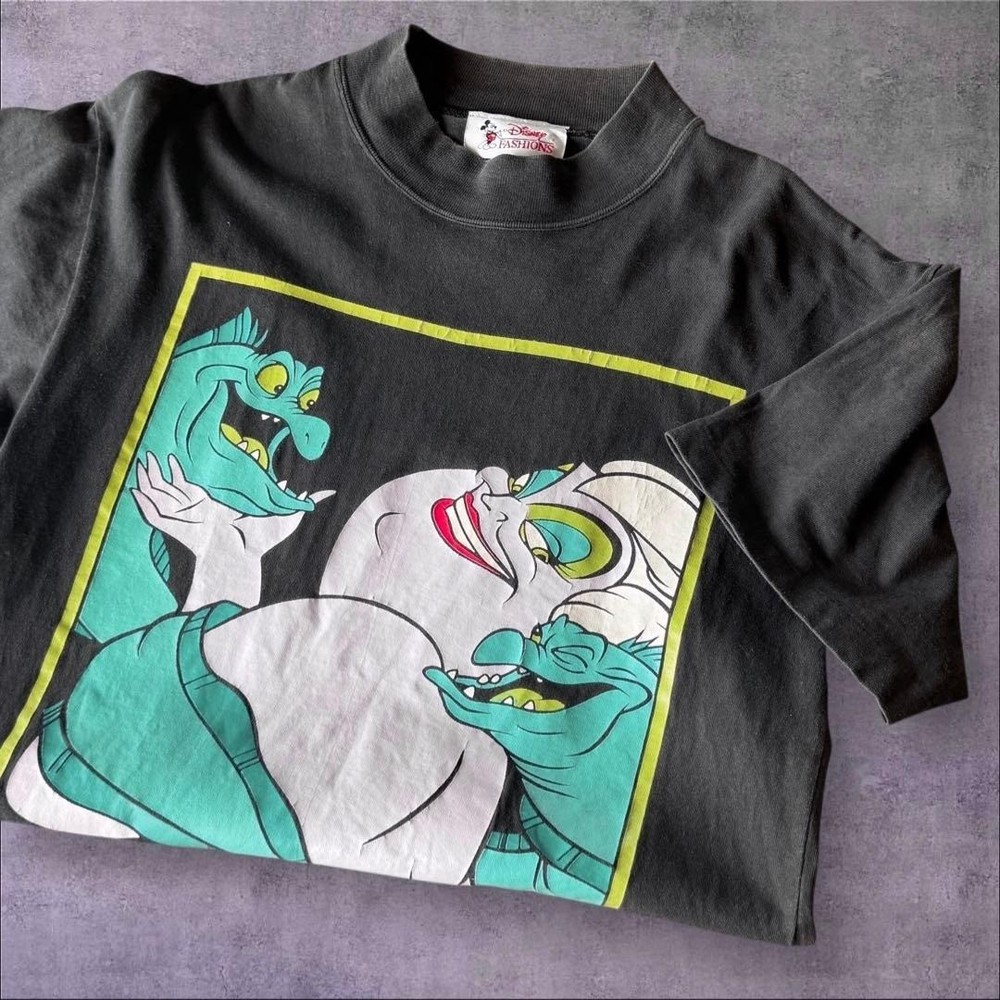 [Used] Disney Villains Ursula T-shirt Vintage 90s Made in USA Men's S/M Used
