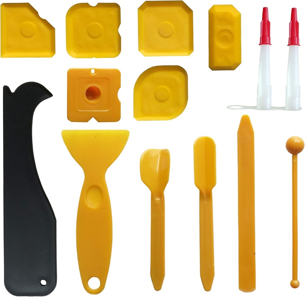 Silicone Sealant Smoothing Tools, Smoother Caulk Finishing Profiler...