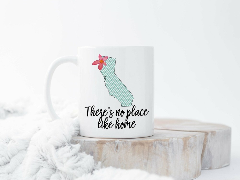 Custom Home State Mug Custom California Mug California Mugs Custom State Mug