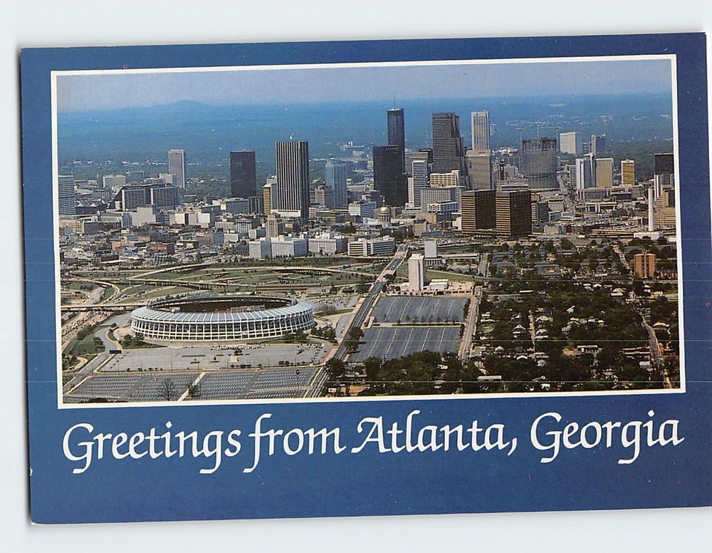 Postcard Greetings from Atlanta Georgia USA