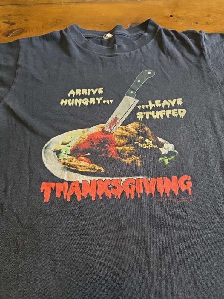 VTG 2007 Eli Roth Thanksgiving Movie Promo Shirt S Grindhouse Horror Promo Tee